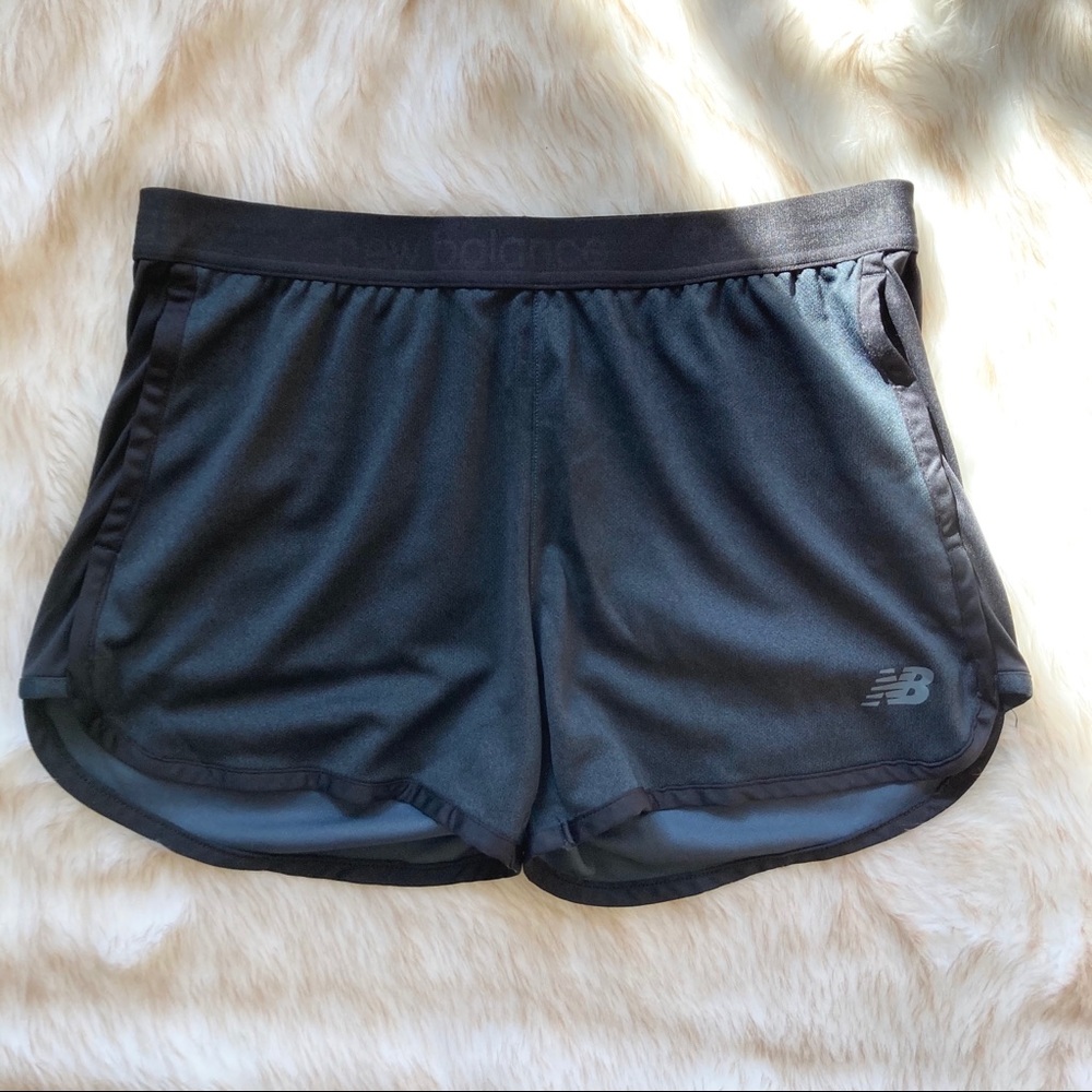 Women’s New Balance Navy Blue Athletic Shorts